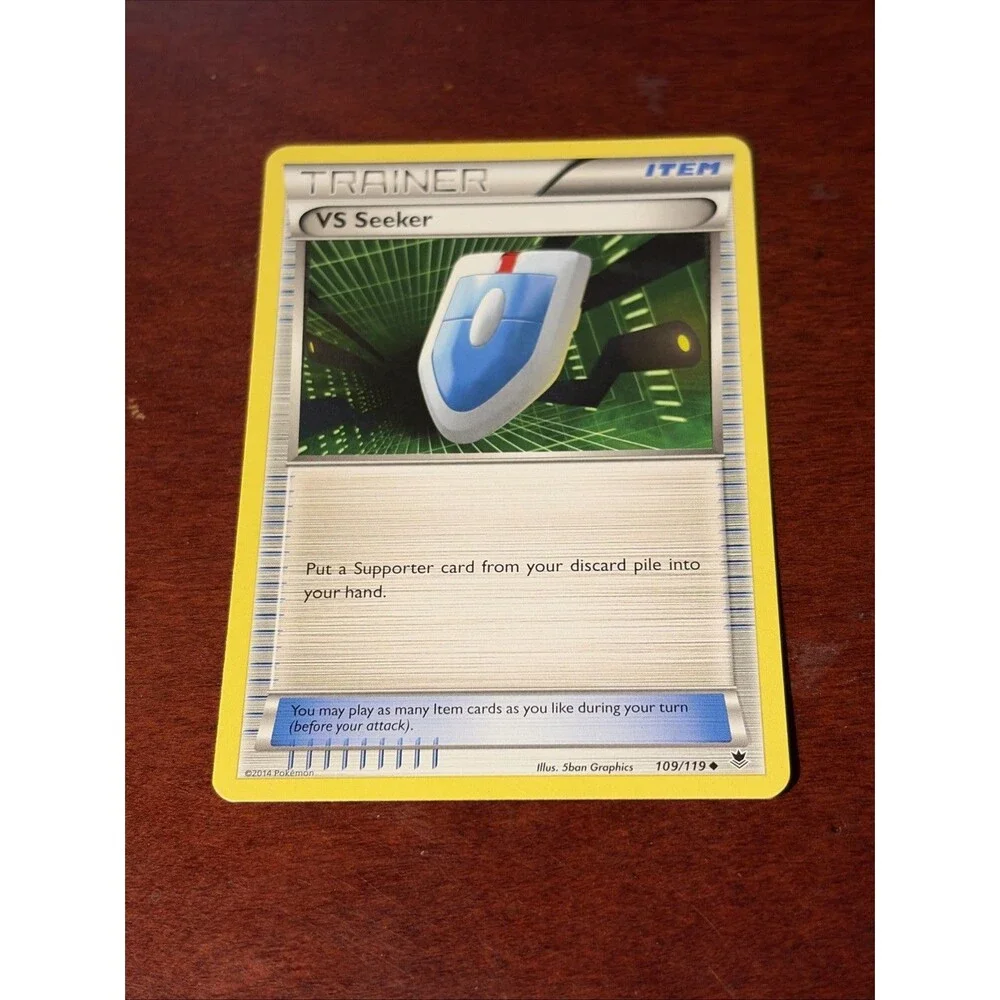 Pokemon Card Phantom Forces VS Seeker 109/119 in sleeve 2014 NM